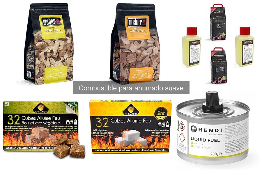 Diferencias entre Combustible para Ahumado Suave y Fuerte