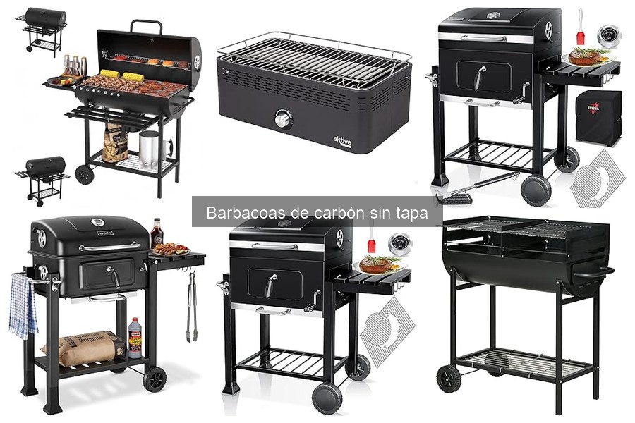 Dónde comprar barbacoas de carbón sin tapa: precios y opciones