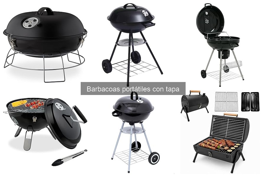 Dónde comprar barbacoas portátiles con tapa en oferta