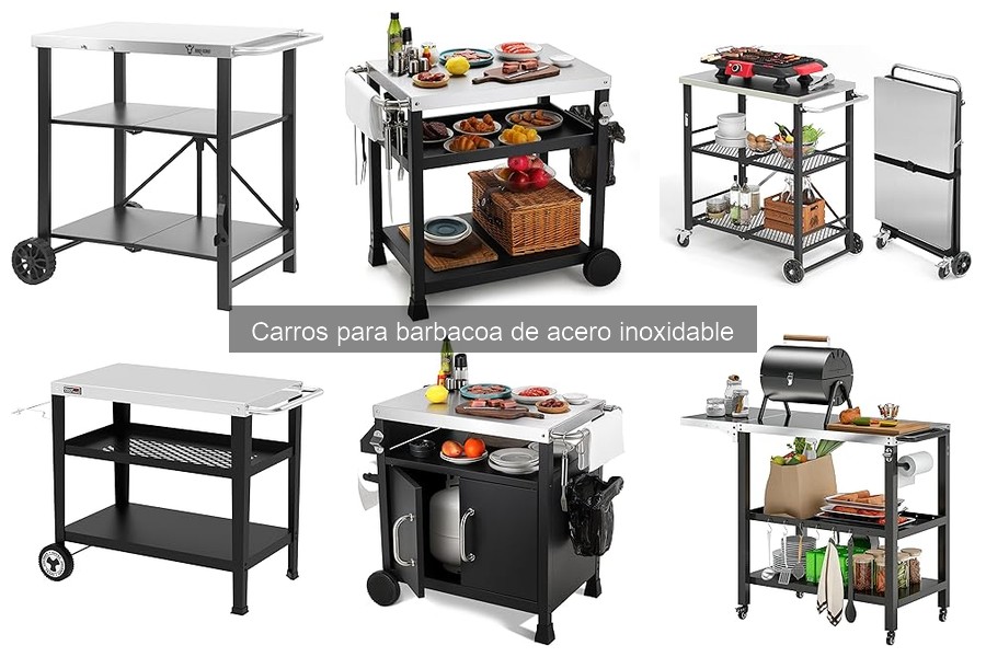 Dónde comprar carros de barbacoa de acero inoxidable