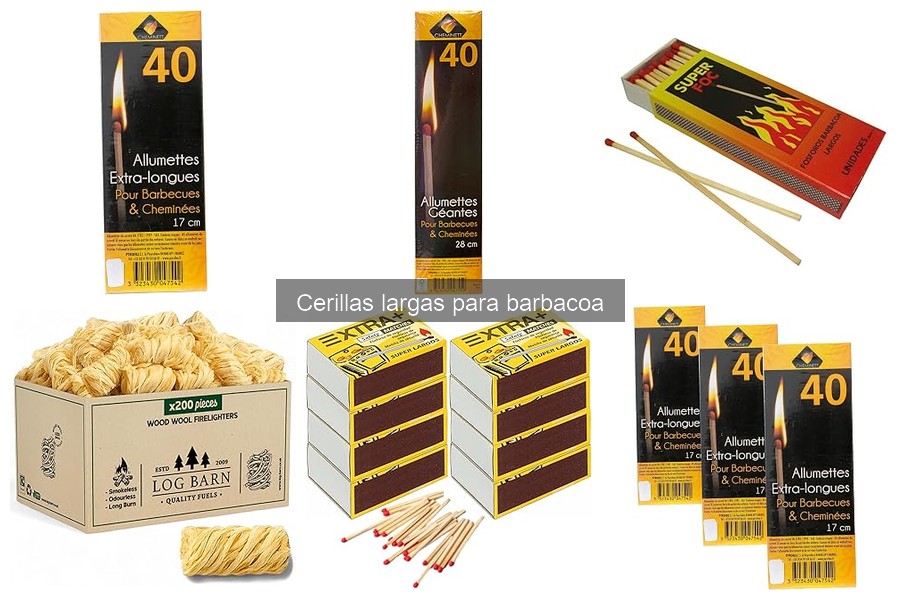 Dónde comprar cerillas largas para barbacoa: guía y precios