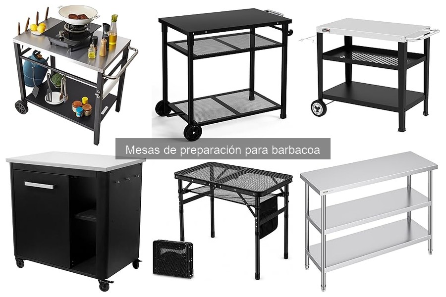 Dónde comprar mesas de preparación para barbacoa online y físicas