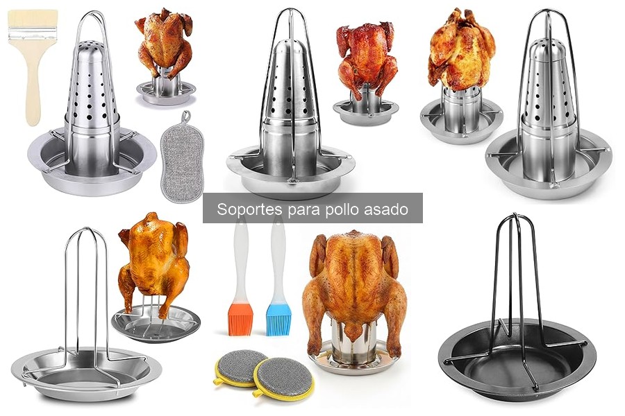 Dónde comprar soportes para pollo asado en línea