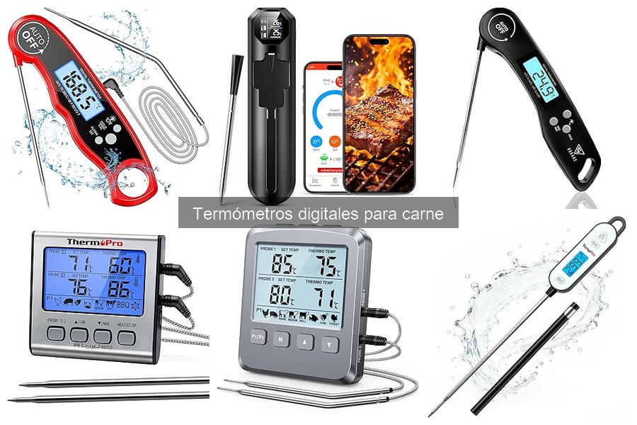 Dónde comprar termómetros digitales para carne con mejores precios
