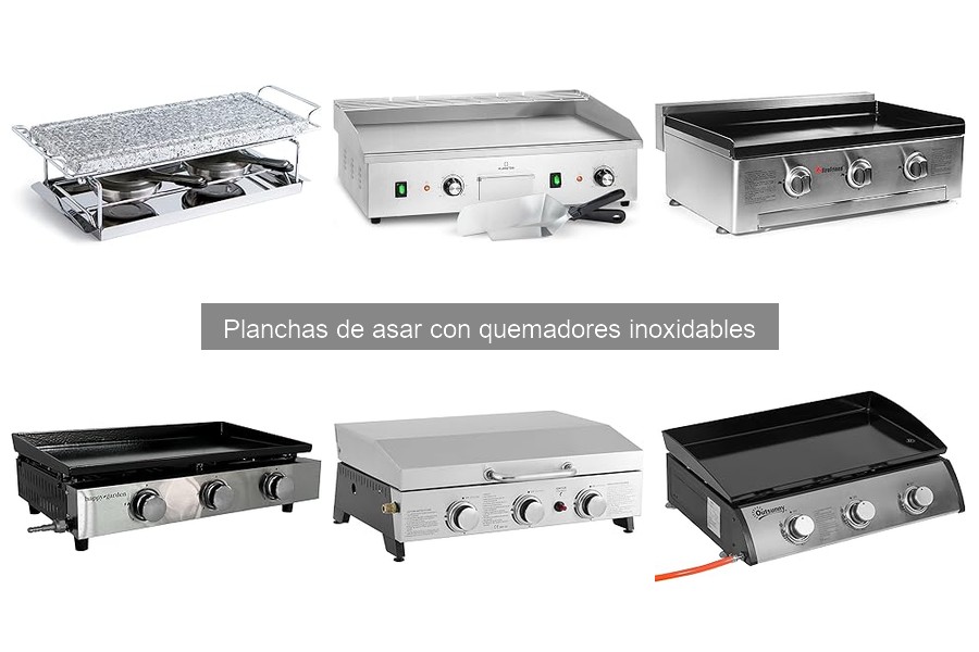 Elige la Mejor Plancha de Asar con Quemadores Inoxidables