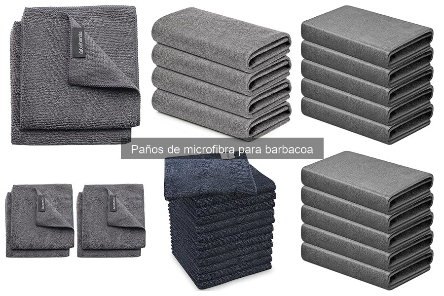 Errores comunes al limpiar la barbacoa con paños de microfibra