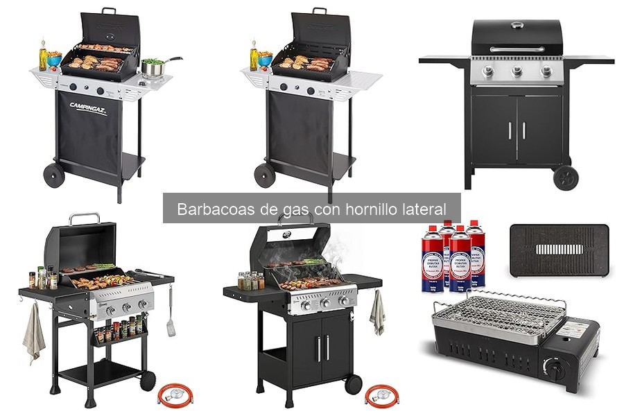 ** Errores comunes al usar barbacoas de gas con hornillo lateral