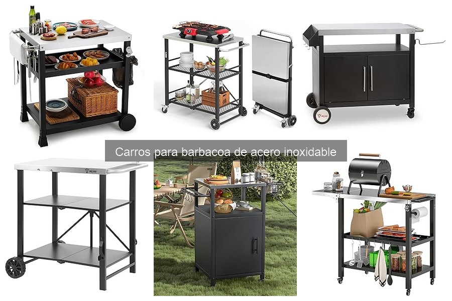 Errores comunes al usar carros de barbacoa de acero inoxidable