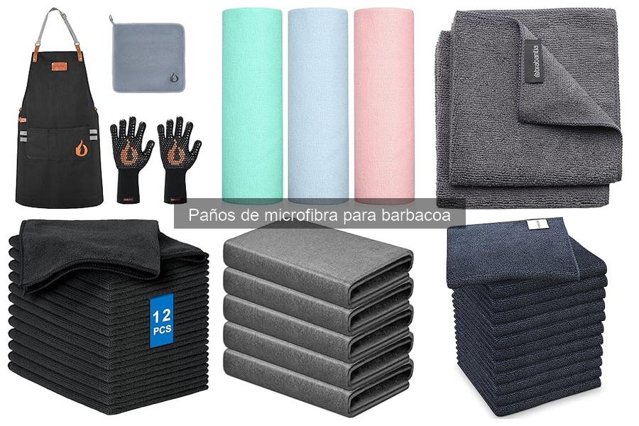 Errores comunes al usar paños de microfibra para barbacoa