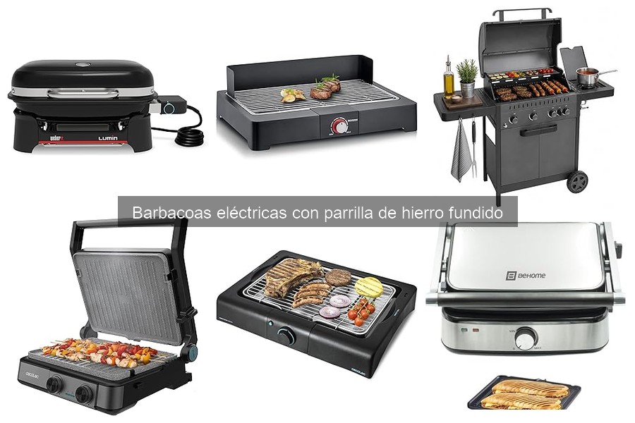 Errores comunes en barbacoas eléctricas con parrilla de hierro fundido