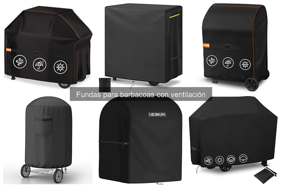 Fundas personalizadas para barbacoas con ventilación