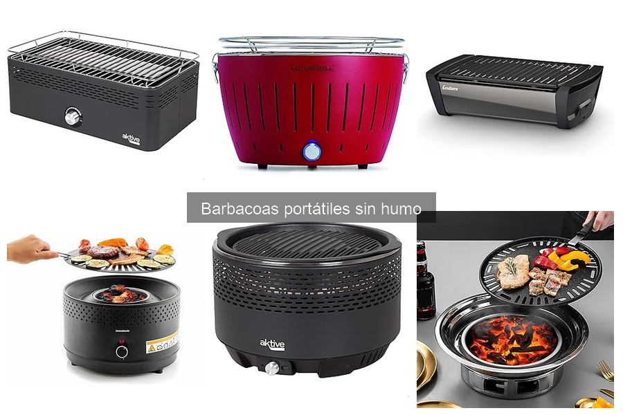 Guía de compra de barbacoas portátiles sin humo
