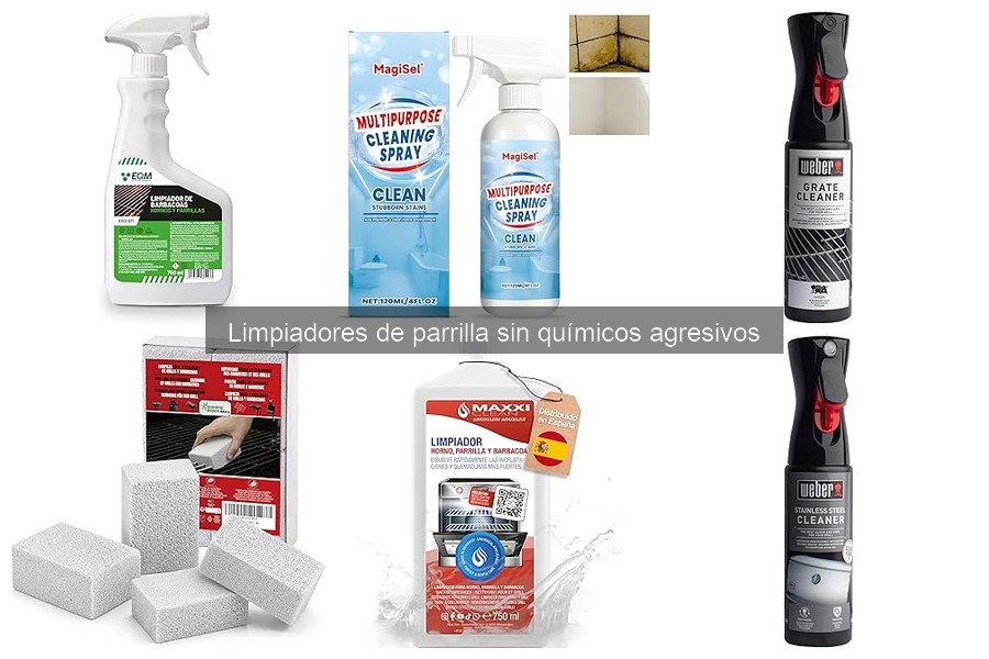 Guía de compra de limpiadores de parrilla sin químicos agresivos