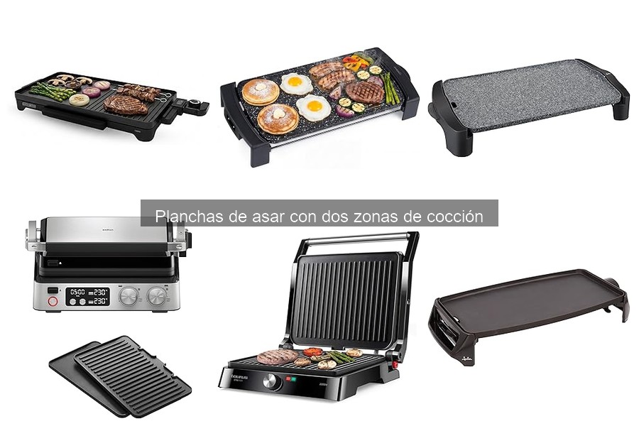 Guía de compra: Plancha de asar con dos zonas de cocción