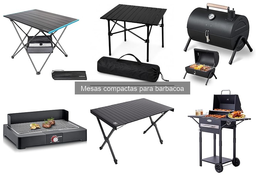 Guía de instalación de mesas compactas para barbacoa