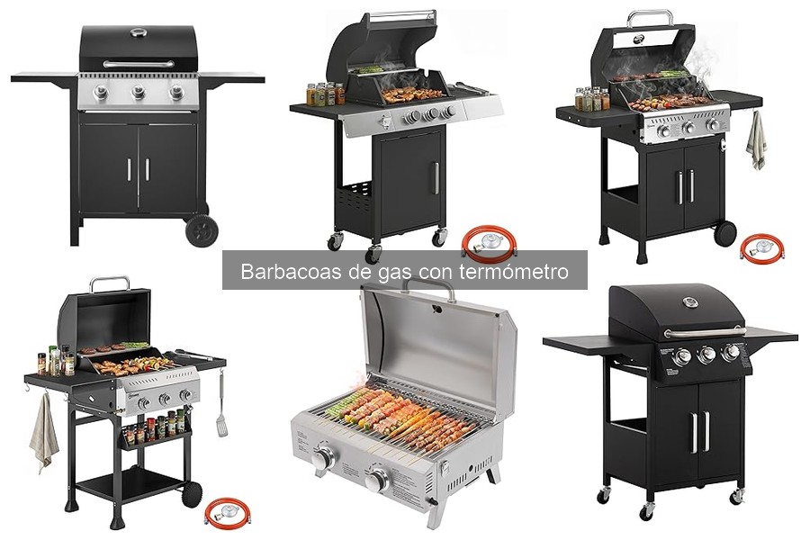 Guía de Uso de Barbacoas de Gas con Termómetro