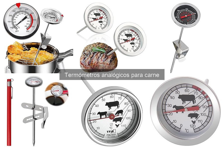 Guía para usar un termómetro analógico para carne correctamente
