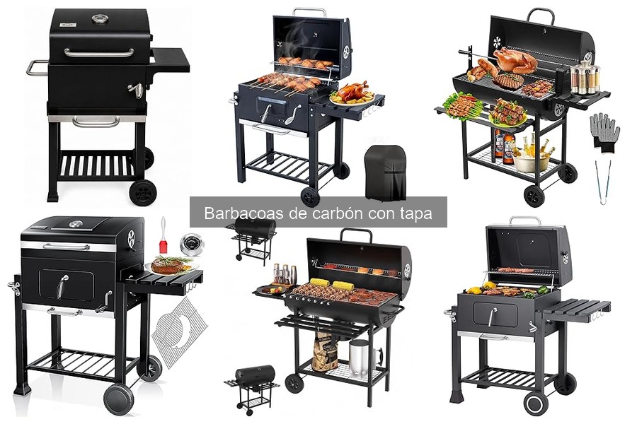 Guía para usar una barbacoa de carbón con tapa correctamente