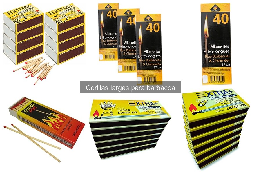 Las mejores cerillas largas para mal tiempo y barbacoas