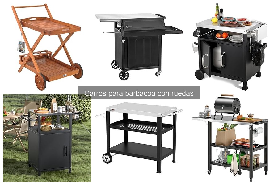 Los mejores carros para barbacoa con ruedas según uso