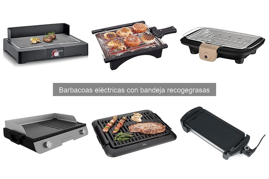 Mantenimiento y limpieza de barbacoas eléctricas con bandeja recogegrasas