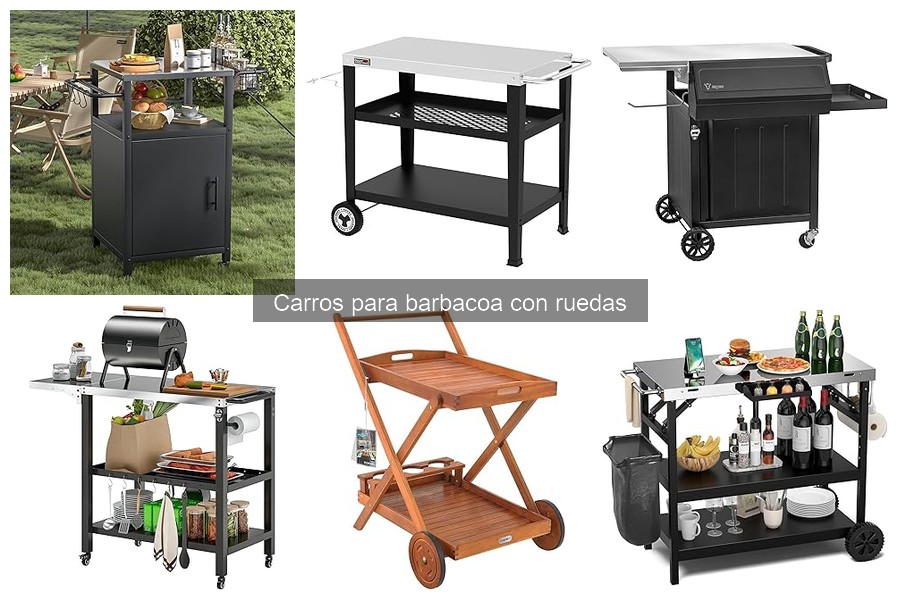Mantenimiento y limpieza de carros para barbacoa con ruedas