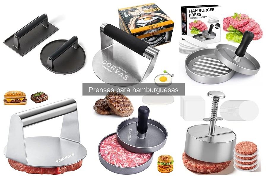 Mantenimiento y limpieza de prensas para hamburguesas