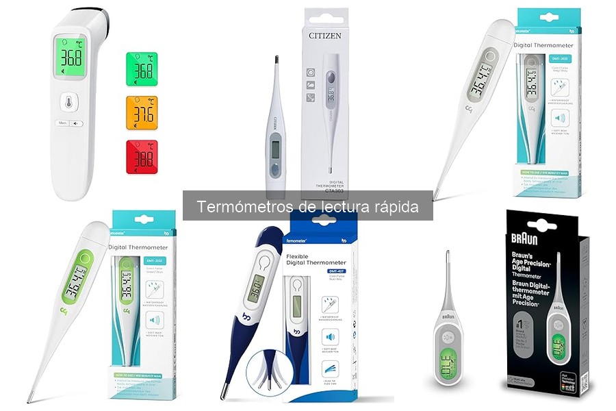 Mantenimiento y limpieza de termómetros de lectura rápida
