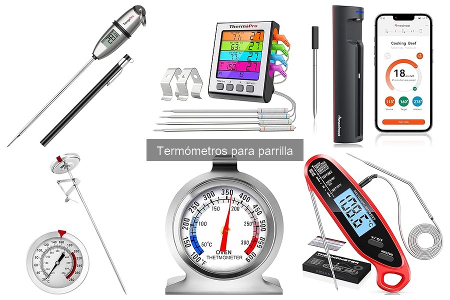 Mantenimiento y limpieza de termómetros para parrilla
