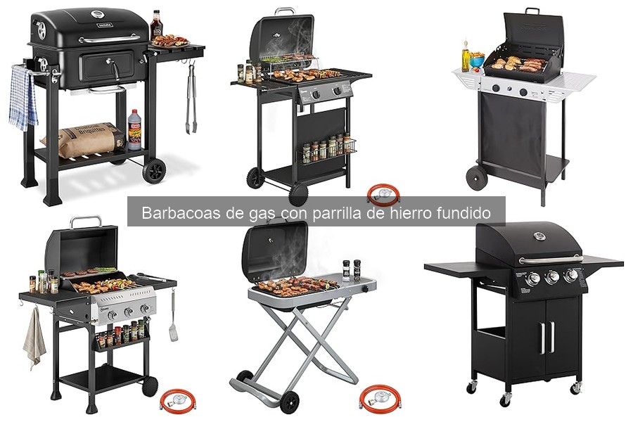 Mejores accesorios para barbacoas de gas con parrilla de hierro