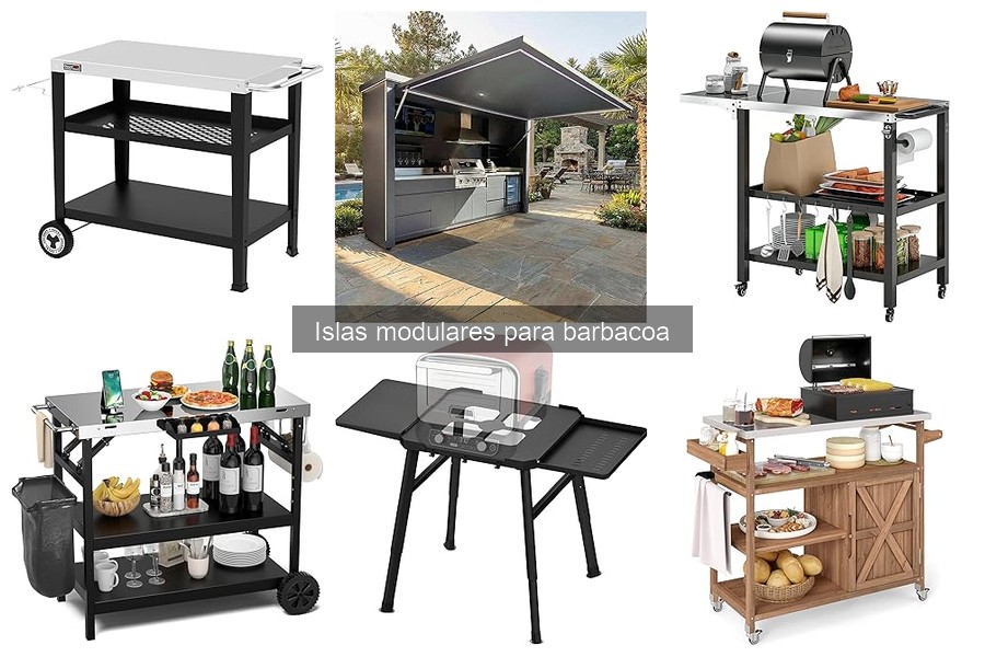 Mejores accesorios para islas modulares de barbacoa