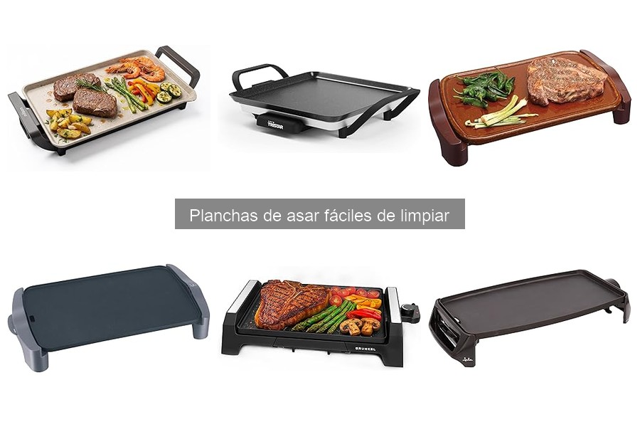 Mejores accesorios para planchas de asar fáciles de limpiar
