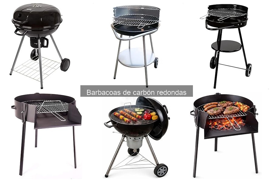 Mejores barbacoas de carbón redondas para familias grandes