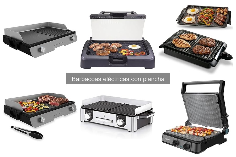 Mejores barbacoas eléctricas con plancha para cocinas pequeñas