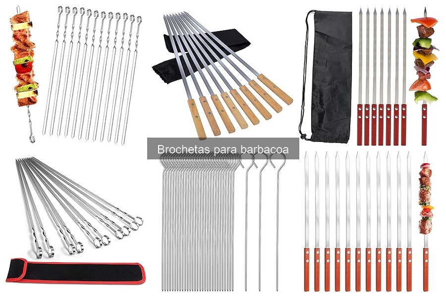 Mejores brochetas para asar carne: comparativa 2023