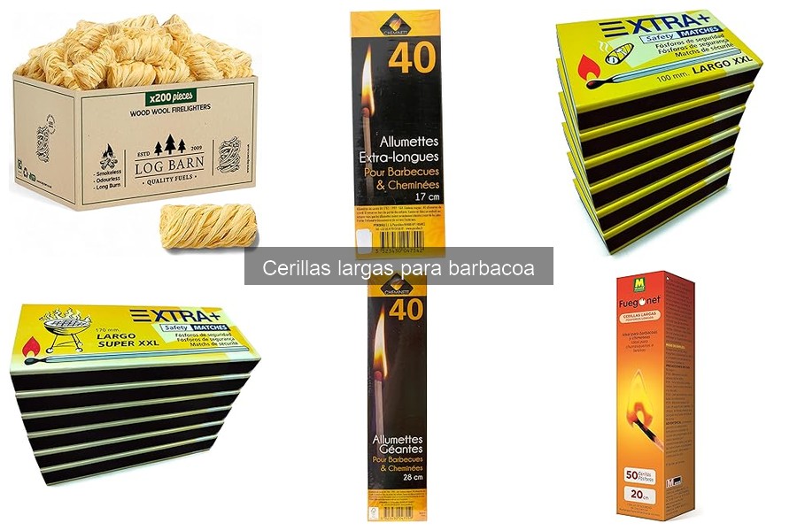 Mejores cerillas largas para barbacoa en 2023: comparativa