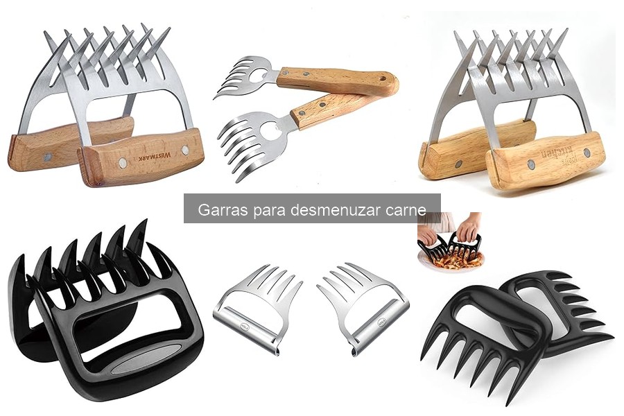 Mejores garras para desmenuzar carne en 2023: Comparativa