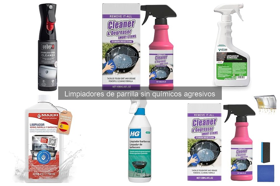 Mejores limpiadores de parrilla sin químicos para barbacoas