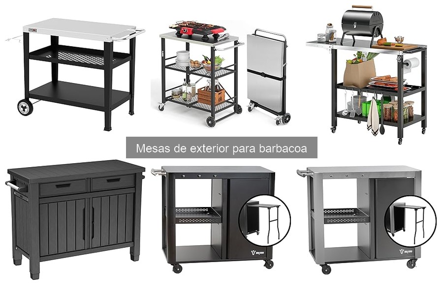 Mejores mesas de exterior para barbacoa según usuarios
