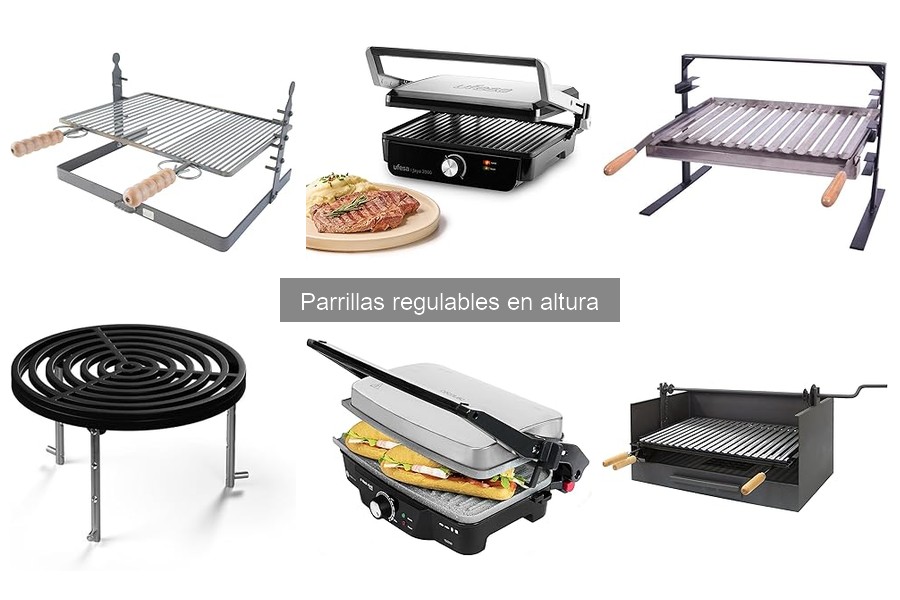 Mejores Ofertas en Parrillas Regulables en Altura