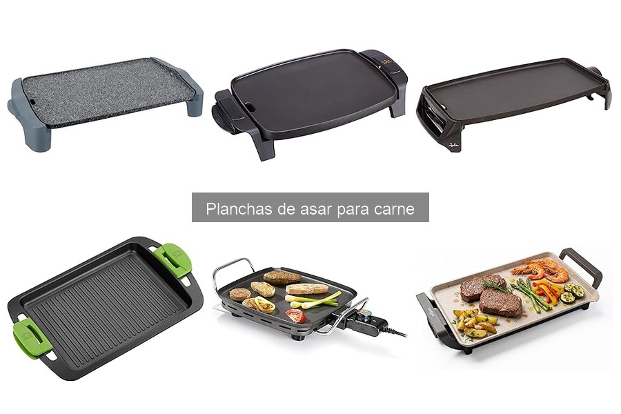 Mejores planchas de asar para carne en 2023: Comparativa