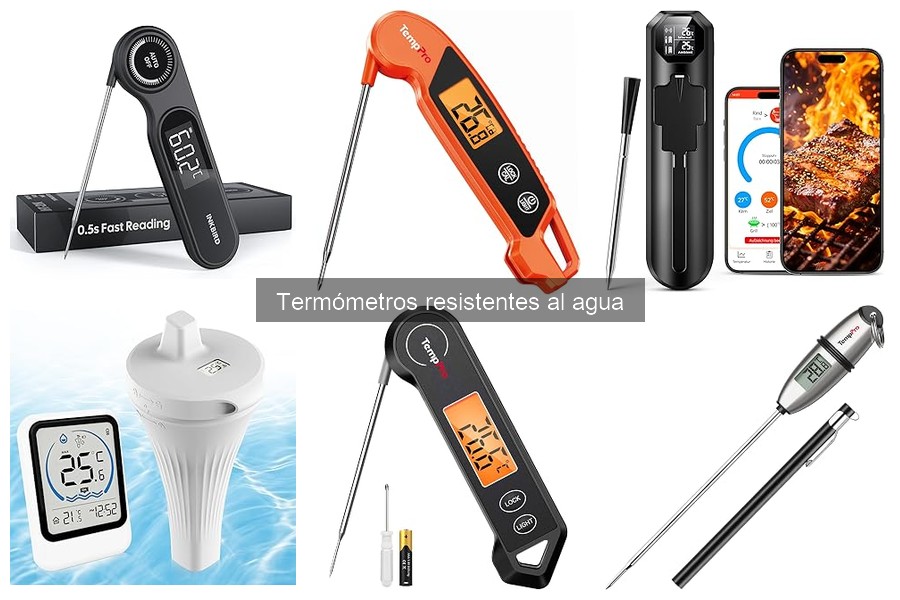 Mejores termómetros resistentes al agua para barbacoas