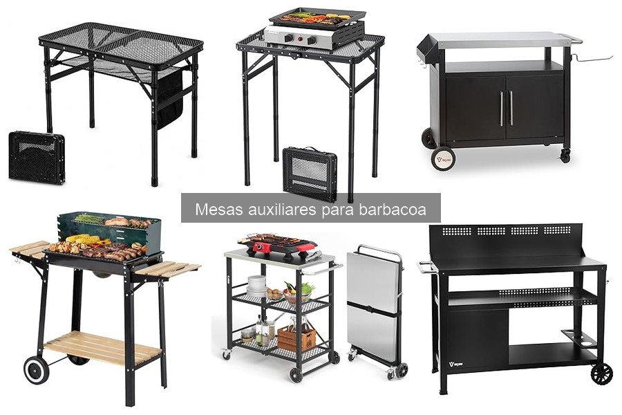 ** Mesas Auxiliares para Barbacoa: Características y Funciones