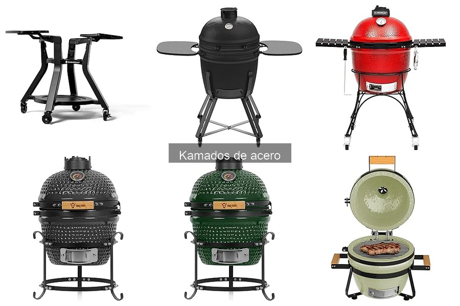 Métodos de cocción en kamados de acero: asado, ahumado y más
