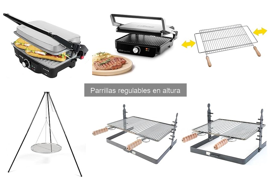 Opiniones reales sobre parrillas regulables en altura