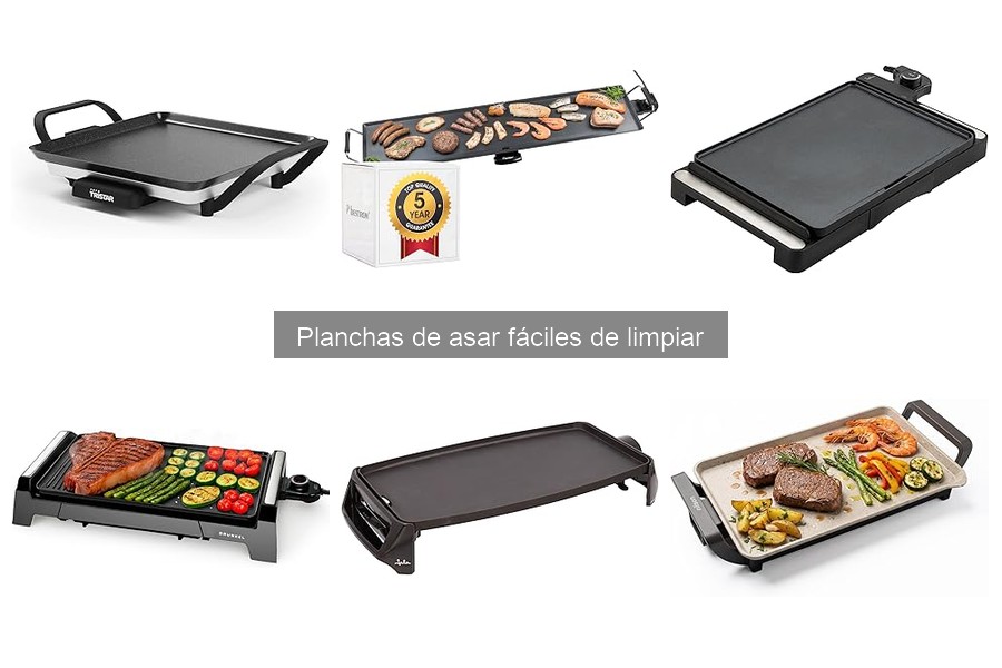 Opiniones sobre planchas de asar fáciles de limpiar