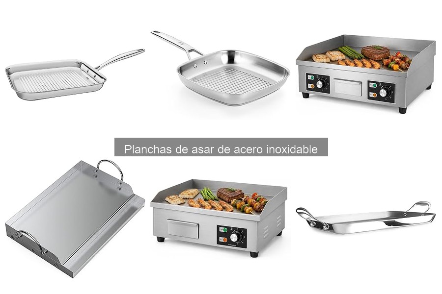 Precio promedio de planchas de asar de acero inoxidable