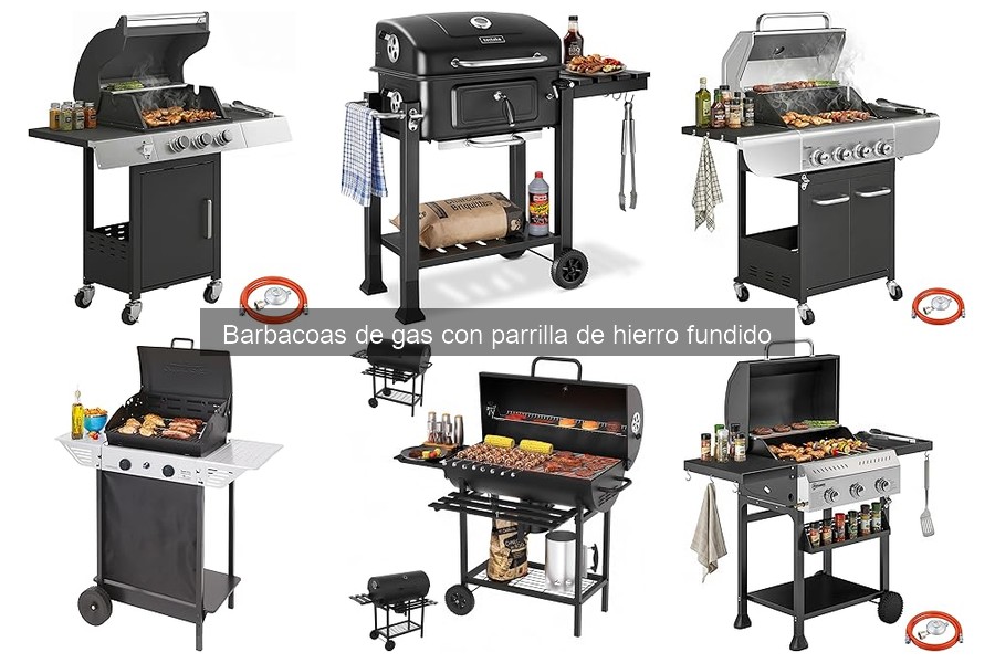 Preguntas frecuentes sobre barbacoas de gas de hierro fundido
