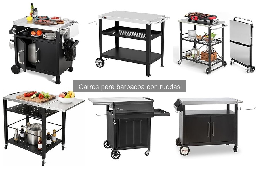 Problemas comunes con carros de barbacoa con ruedas