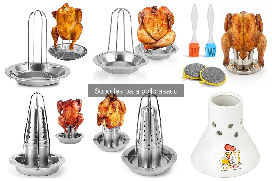 Problemas comunes con soportes para pollo asado